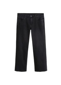 Mango, Damen Jeans 'Audrey', Black Denim