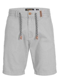 INDICODE JEANS, Herren Shorts 'Bowmanville', Hellgrau