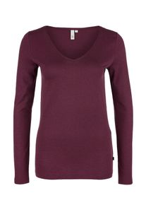 Q/S Designed By, Damen Longsleeve, Kirschrot