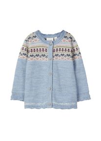 name it, M&auml;dchen Strickjacke, Hellblau