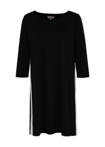 Only Carmakoma, Damen Kleid 'carJENNIFER 3/4 DRESS', Schwarz / Weiß