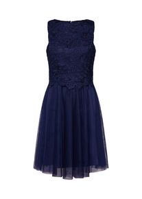 Dorothy Perkins Occasion, Damen Kleid 'Heavy Lace Sequin Prom Dress', Navy