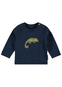 Noppies, Langarmshirt 'Ketchikan', Dunkelblau / Braun / Gelb