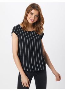 Only, Damen T-Shirt, Schwarz / Wei&szlig;
