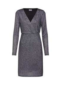 Noisy may, Damen Kleid 'NMINFINITY L/S 7', Schwarz / Silber