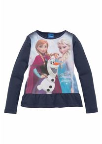 Disney, M&auml;dchen 'Frozen' Langarmshirt, Marine