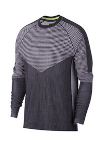 Nike Sportswear, Herren Sweatshirts 'TCH PCK TOP LS KNIT SC', Grau / Schwarz