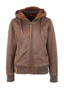 Naketano, Damen Jacke 'Rülpsen, Schmatzen, Furzen', Braun