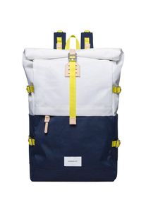 Sandqvist, Damen Rucksack 'BERNT', Blau / Offwhite