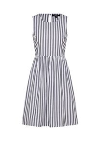 Véro Moda VERO MODA, Damen Kleid 'CANDICE', Grau / Weiß