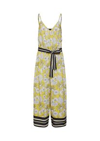 Object, Damen Jumpsuit, Gelb / Schwarz / Wei&szlig;