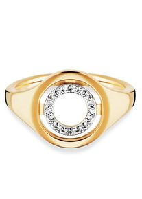 CAI Ca&iuml;, Damen Ring 'C1863R/90/93/50', Gold / Silber