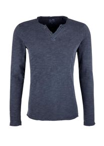 Q/S Designed By, Herren Longsleeve, Violettblau