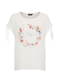 Broadway NYC FASHION, Damen T-Shirt Bluse 'DIANNE', Creme / Mischfarben