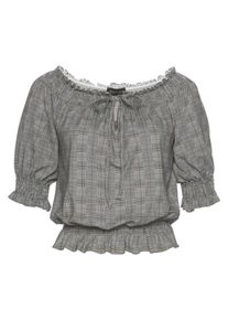 Melrose, Damen Shirt, Gelb / Grau / Dunkelgrau
