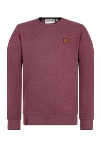 Naketano, Herren Sweatshirt 'Sheriff Von Huckingen', Weinrot