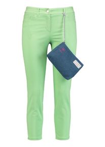 Gerry Weber, Damen Hose Jeans verkürzt 7/8 Hose pants to go Best4me, Grasgrün