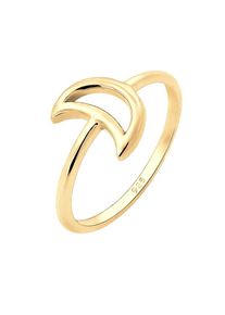 Elli, Damen Ring 'Halbmond', Gold