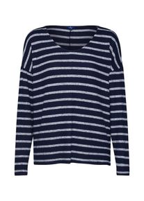 Tom Tailor, Damen Shirt, Dunkelblau / Graumeliert