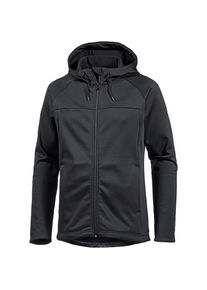 Scheck, Herren Fleecejacke, Schwarz
