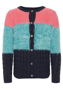 name it, M&auml;dchen Flauschiger Strick-Cardigan, Rosa