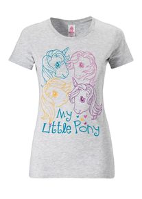 logoshirt, Damen T-Shirt 'My Little Pony', Hellgrau