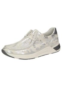 Sioux, Damen Schnürschuh 'Grash-D191-57', Silber / Weiß
