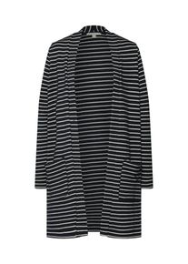 Esprit, Damen Cardigan, Schwarz / Wei&szlig;