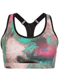 Reebok, Damen Sport-BH 'Epic', Creme / Mint / Dunkelpink / Schwarz