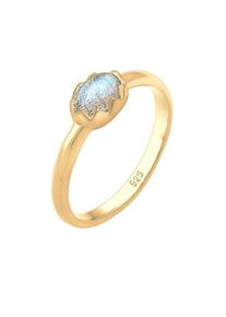 Elli, Damen Ring, Hellblau / Gold