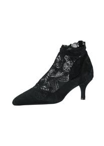 Heine, Damen Stiefelette, Schwarz