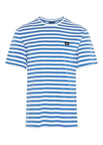 J. Lindeberg J.Lindeberg, Herren T-Shirt 'Charles Plain Stripe', Blau / Wei&szlig;