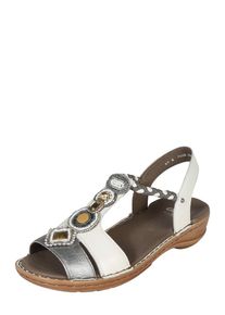 Ara, Damen Sandalette 'HAW', Gold / Silber / Wei&szlig;