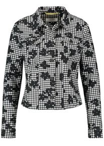 Gerry Weber, Damen Jacke, Schwarz / Weiß