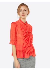 Y.A.S, Damen Bluse 'YASFLAME', Koralle