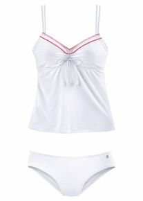 s.Oliver RED LABEL Beachwear, Damen Tankini, Wei&szlig;