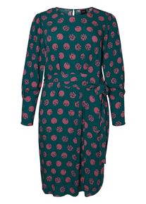 JUNAROSE, Damen Kleid, Petrol / Pink