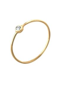 Elli, Damen Ring 'Solit&auml;r', Gold