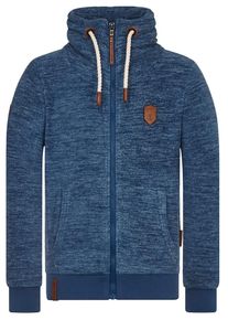 Naketano, Herren Fleecejacke 'Der Gedudelte pimped', Blau