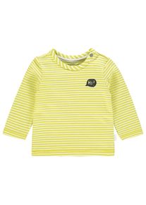 Noppies, Langarmshirt 'Pueblo', Zitronengelb / Wei&szlig;