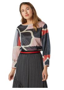 MAX & Co. MAX&Co., Damen Shirt, Grau / Koralle / Schwarz