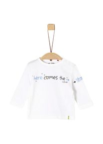 s.Oliver Junior, M&auml;dchen Longsleeve, Hellblau / Violettblau / Wei&szlig;