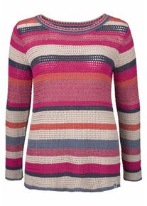 Kangaroos, Damen Strickpullover, Beige / Hellblau / Dunkelblau / Dunkelorange / Dunkelpink