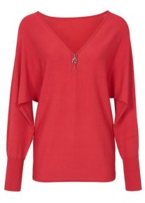 Heine, Damen Pullover, Rot