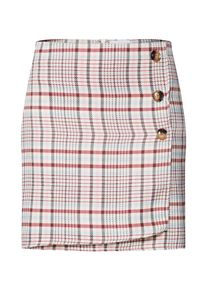 Vila, Damen Rock 'ALMA', Hellblau / Rot / Wei&szlig;