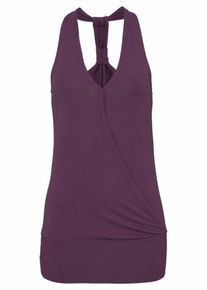 Lascana, Damen Yoga & Relax Top, Lila