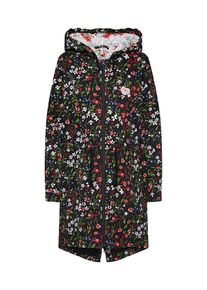 Blutsgeschwister, Damen Jacke 'heartbeat of the street parker', Dunkelgr&uuml;n / Rot / Schwarz