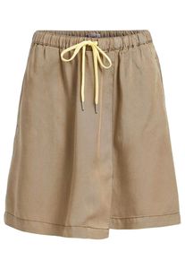 Khujo, Damen Rock 'ELLIE', Dunkelbeige / Grün