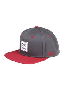 Iriedaily, Herren Basecap 'Daily Contra', Grau / Rot