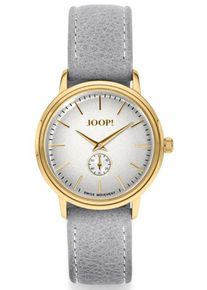 JOOP!, Damen Quarzuhr '2022833', Goldgelb / Grau / Weiß
